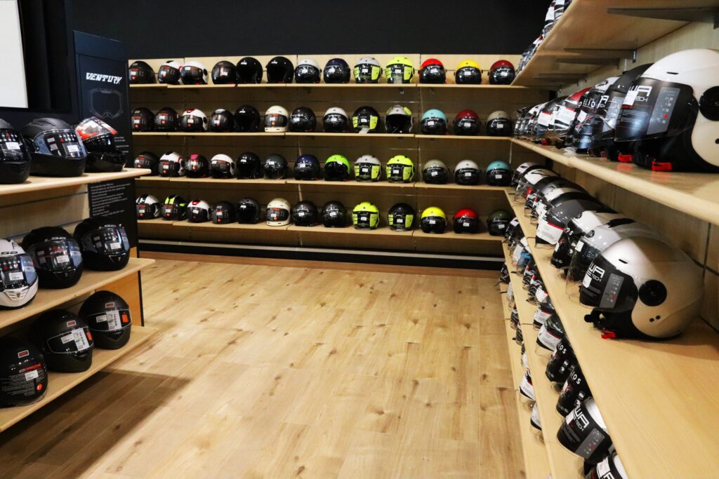 Les casques dans la concession Codony